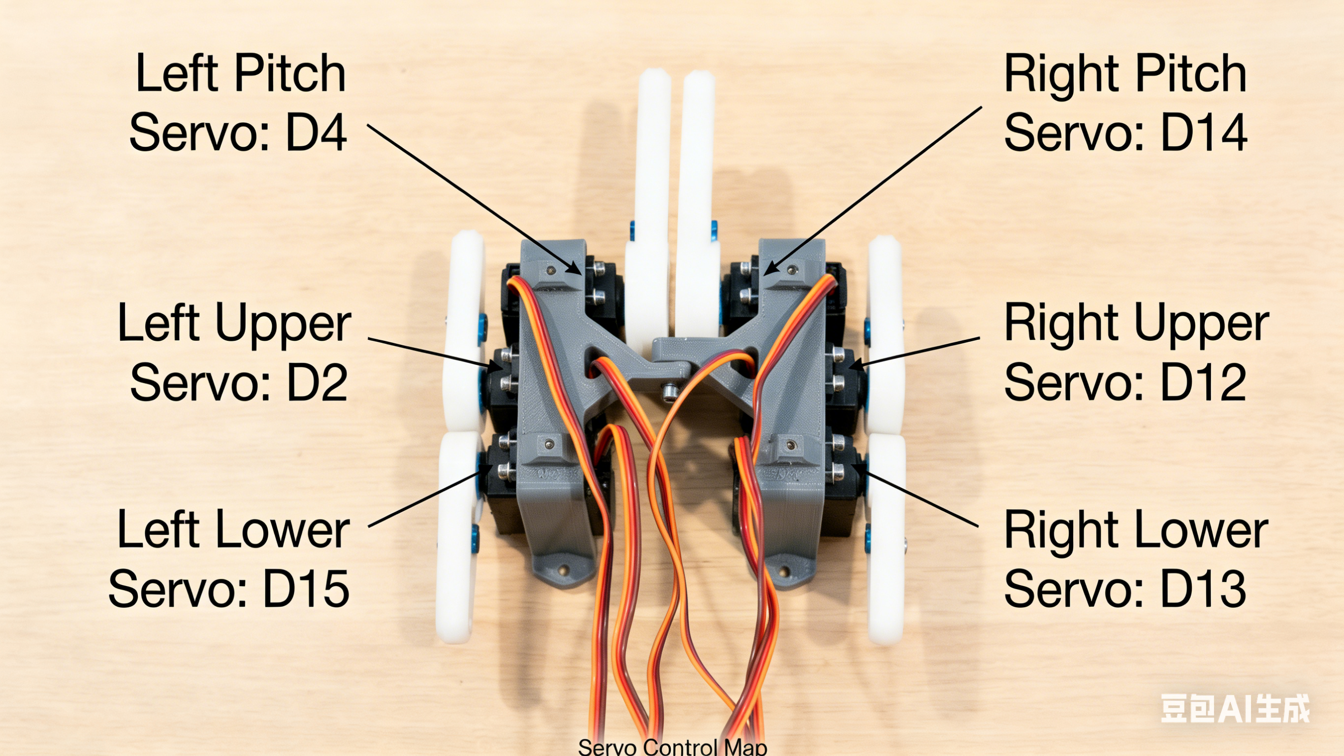 舵机控制映射图
